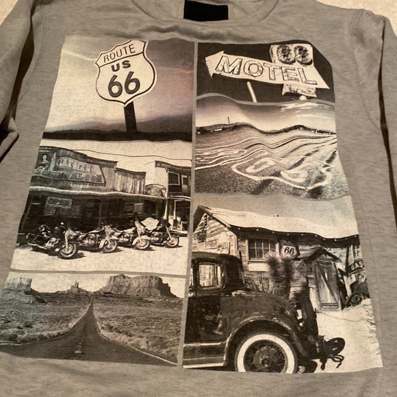 Urban heritage retro style crew neck sweater - Picture 2 of 5